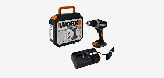Worx WX183.2 für 60€ - Akku-Bohrschrauber, 50Nm Drehmoment, inkl. 2 Akkus
