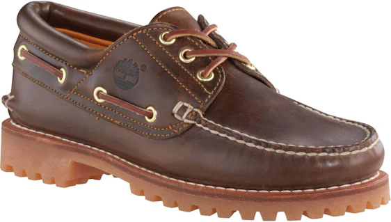 Timberland Heritage 3-Eye Classic Lug für 80€ - Echtleder-Bootsschuhe in Braun