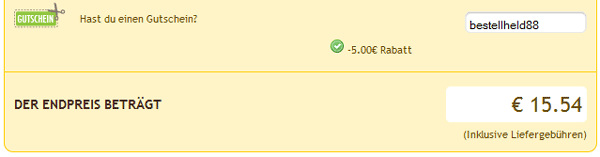 5€ Lieferheld Gutschein ab 20€