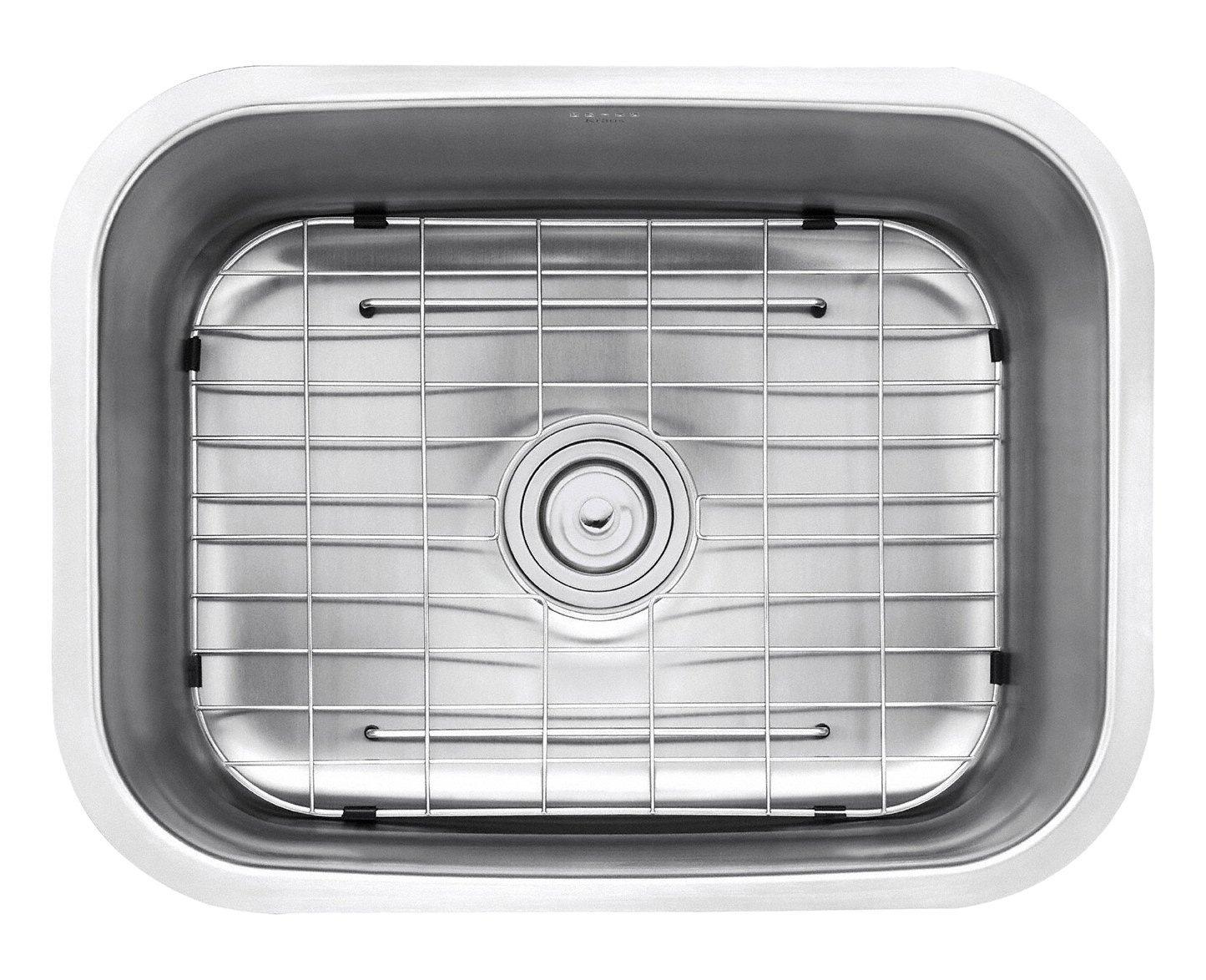 Kraus KBU12-EUO 23 "Unterbau-Einzel Bowl 16-mm-Edelstahl-Küche-Wanne