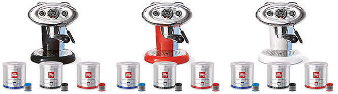 Illy Francis X7.1 MIE Kapsel Espressomaschine + 378 Kapseln von Illy für 161€