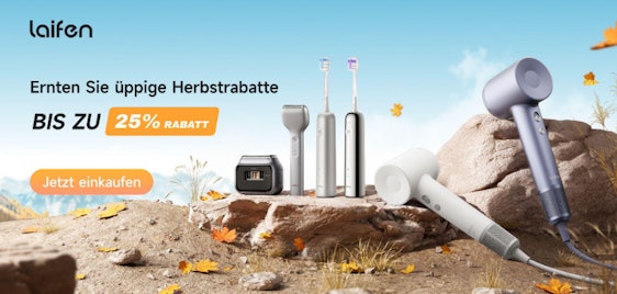 Prime Day: Bis zu 35% Rabatt auf Laifen Produkte - z.B.: Schallzahnbürste für 60€