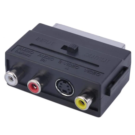 21-poliger SCART-zu-3RCA-Konverteradapter