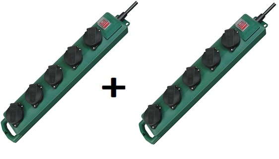 2x Brennenstuhl Garten-Steckdosenblock 5-fach für 19,99 EUR inkl. Versand