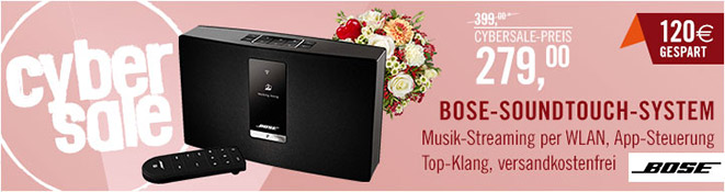 Bose Soundtouch Portable Series 2 für 279€ +10€ valentins.de Gutschein geschenkt
