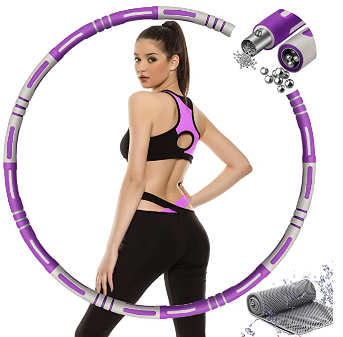 Hula Hoop Reifen Erwachsene, Abnehmbarer Fitness Hula Hoop