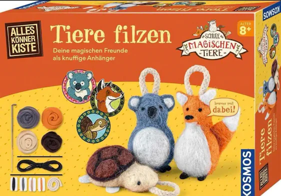 Kosmos Die Schule der magischen Tiere - Tiere filzen, AllesKönnerKiste Set für 14,79€(statt 17,50€)