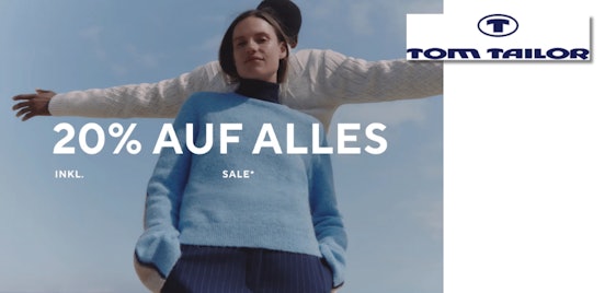 20% Extra-Rabatt - Winter Sale bei Tom Tailor