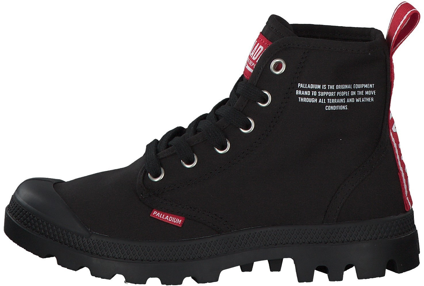 Aktion: Palladium Pampa Hi Dare black/red für nur 39,54€ statt 43,52€