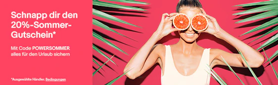 20%-Sommer-Gutschein bei eBay - gültig für Fashion, Sport, Beauty und PKW-Anhänger