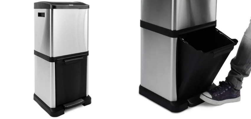 Platzsparend &amp; schick! 🗑️ Casa Pura Dylan Müll-Trennsystem (34L) für 33€ ✨