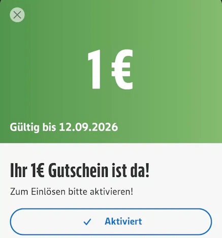 Edeka App (Region Südwest): 1 € Coupon (MEW 5 €)