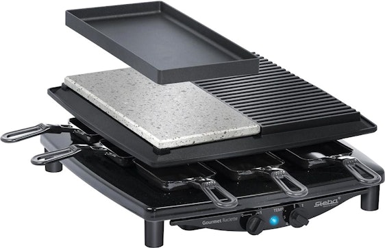 Steba RC 4 Plus Deluxe für 100€ – Raclette-Tischgrill inkl. wendbarer Gourmet-Gusspfanne