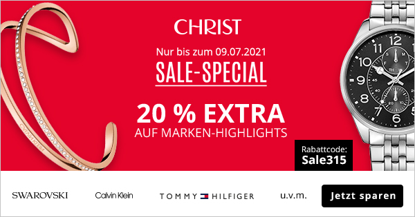 20% Extra-Rabatt im Sale-Special bei Christ - z.B. Tommy Hilfiger Chronograph für 95€