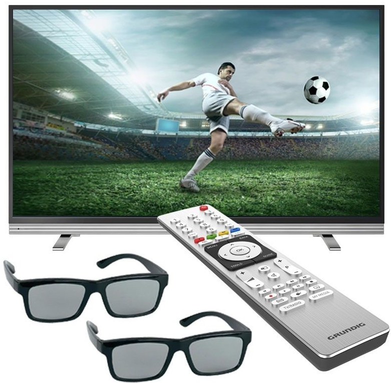 Grundig 55VLX8582 für 666€ - 55" LED Smart TV mit Ultra-HD, 4K, 3D und Triple-Tuner