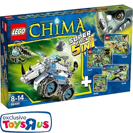 LEGO® Legends of Chima - 66491 Super-Pack 5 in 1 für 72,93€