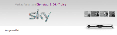 Sky komplett inkl. HD, Sky Go und Festplattenreceiver für 33,90€ monatlich (Update)