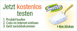 Swiffer Testwochen – Jetzt Swiffer Starterset kostenlos testen!