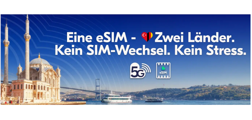 Im Türkei-Urlaub online bleiben – eSIM ganz ohne Vertragsbindung ☀️🏖️
