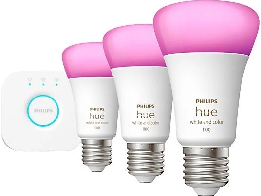 Philips Hue White & Col. Amb. E27 Starter-Set