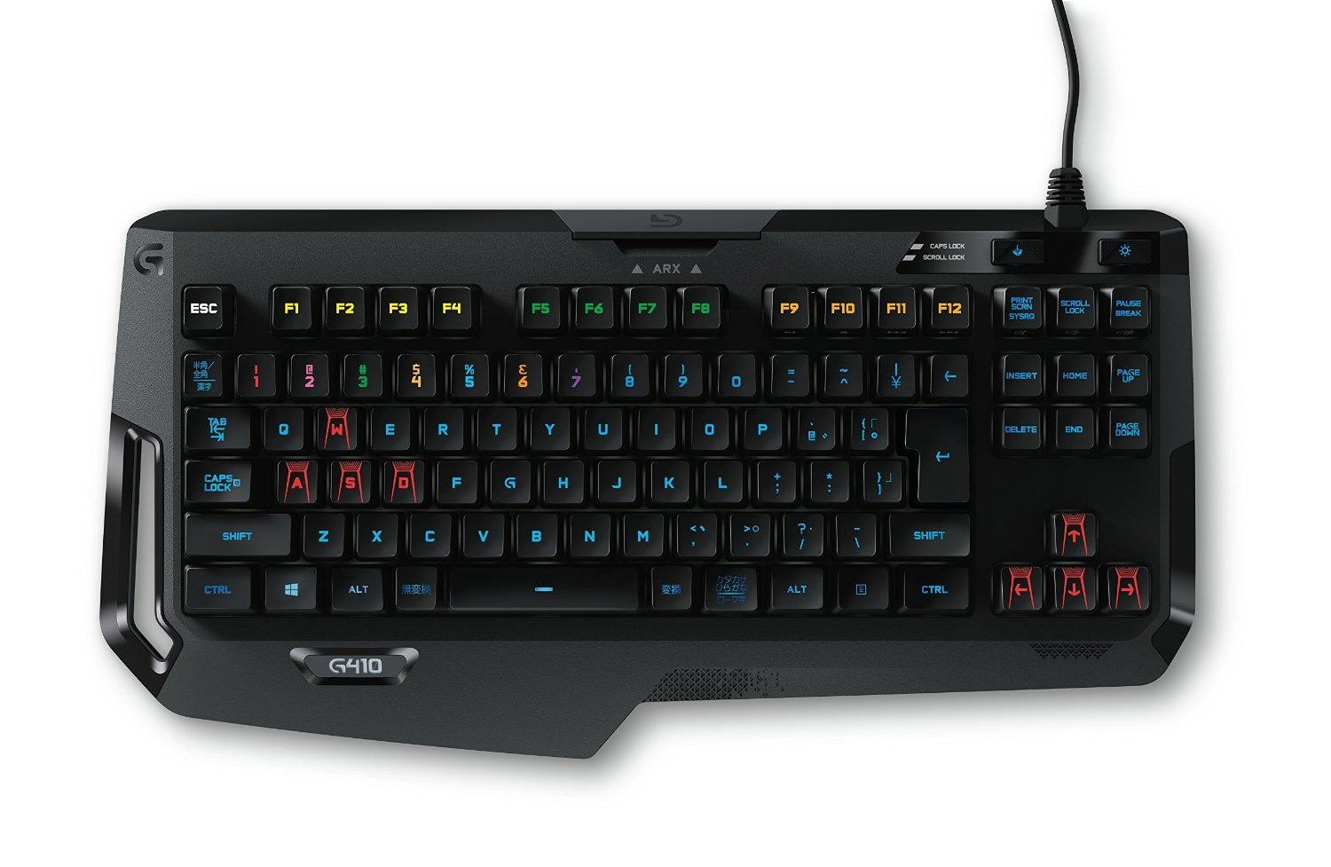 Logitech G410 Atlas Spectrum für 46€ - leich­te me­cha­ni­sche Ga­ming-Tas­ta­tur ohne Num­mern­block