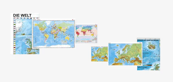Wände verschönern! 🗺️ Welt-, Europa- und Länderkarten für 0€ bei der bpb 🌍