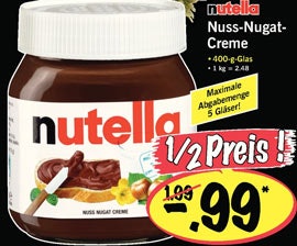 500 g nutella lidl