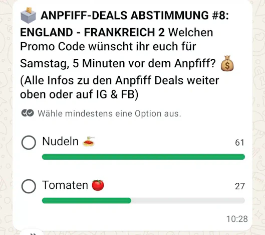 Marktguru Anpfiff-Deals: Nudeln oder Tomaten