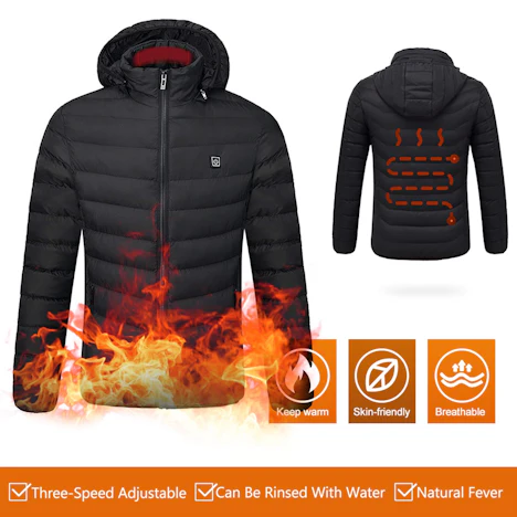 Winter Softshell Winterjacke Elektrisch Thermal Kleidung Lange Ärmel