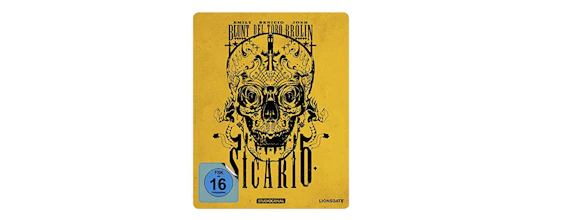 Sicario für 6€ - Steel Edition Blu-ray