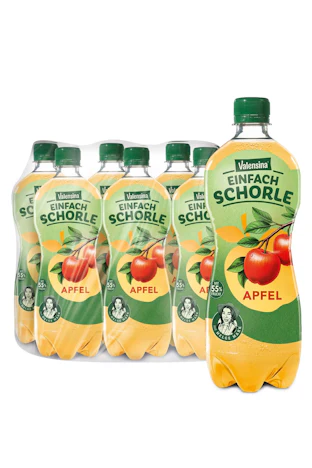 Valensina einfachSchorle trüber Apfel im 6er Pack für 3,96 €