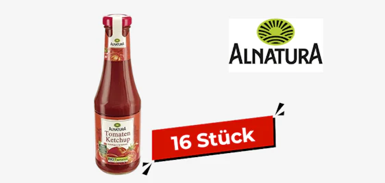 Vorratskauf! 🍅 Alnatura Bio Tomaten Ketchup für 2€ 🍟