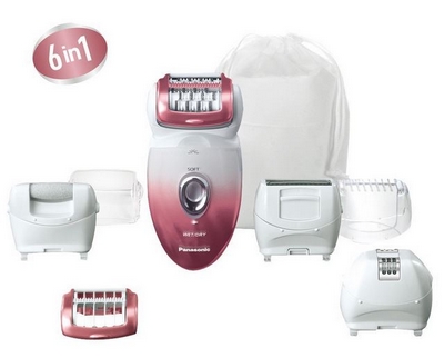 Panasonic ES-ED90-P503 Damen-Epilierer für 41€ - mit diversen Aufsätzen