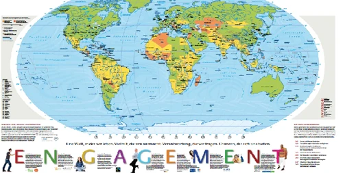 GRATIS! Weltkarte 138 x 98cm groß komplett kostenlos beim BMZ bestellen