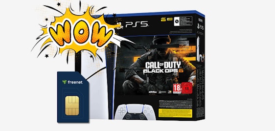 150€ Bonus! 🤑 🎮 Playstation 5 Slim Disc Edition + Call of Duty Black Ops für 25€ mtl. - mit 40GB Telekom Allnet-Flat 🎮