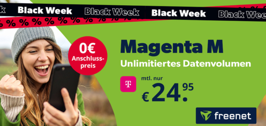LETZTE CHANCE 🖤📲 Telekom Unlimited Allnet-Flat für 24,95€ schnappen! | 0€ Anschlusspreis