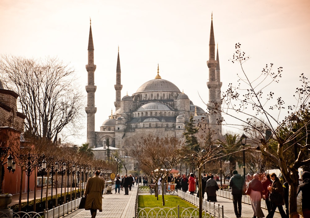 Die sogenannten "Blaue Moschee"