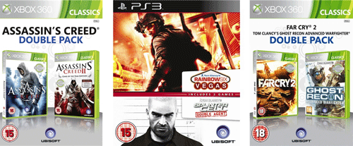 PS3/Xbox-Games im Doppelpack für 16,49€ - z.B. Tom Clancy's Rainbow Six: Vegas und Splinter Cell: Double Agent