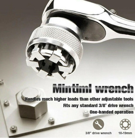 Drillpro Einstellbarer 10-19 mm Steckschlüssel