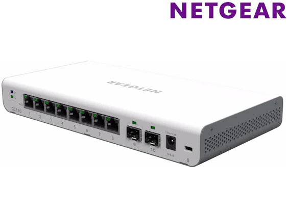Netgear GC110P Switch | 8-Port + 2x SFP