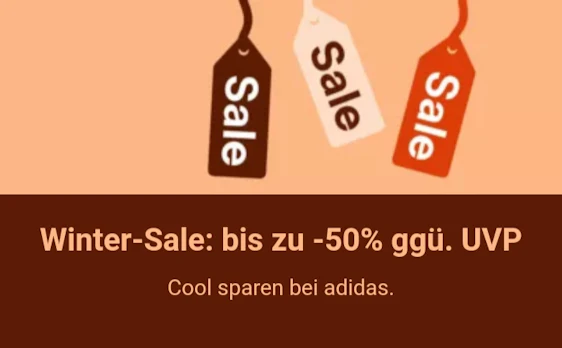 Adidas Winter-Sale: bis zu -50% ggü. UVP