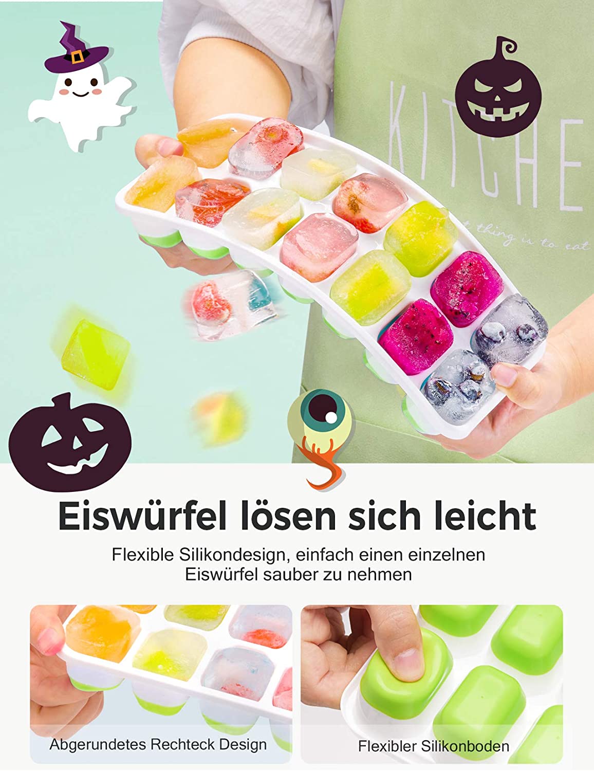 50% RABATT AUF TOPELEK 14-Fach Eiswürfelform Mit Deckel, Nur 5,99 €
