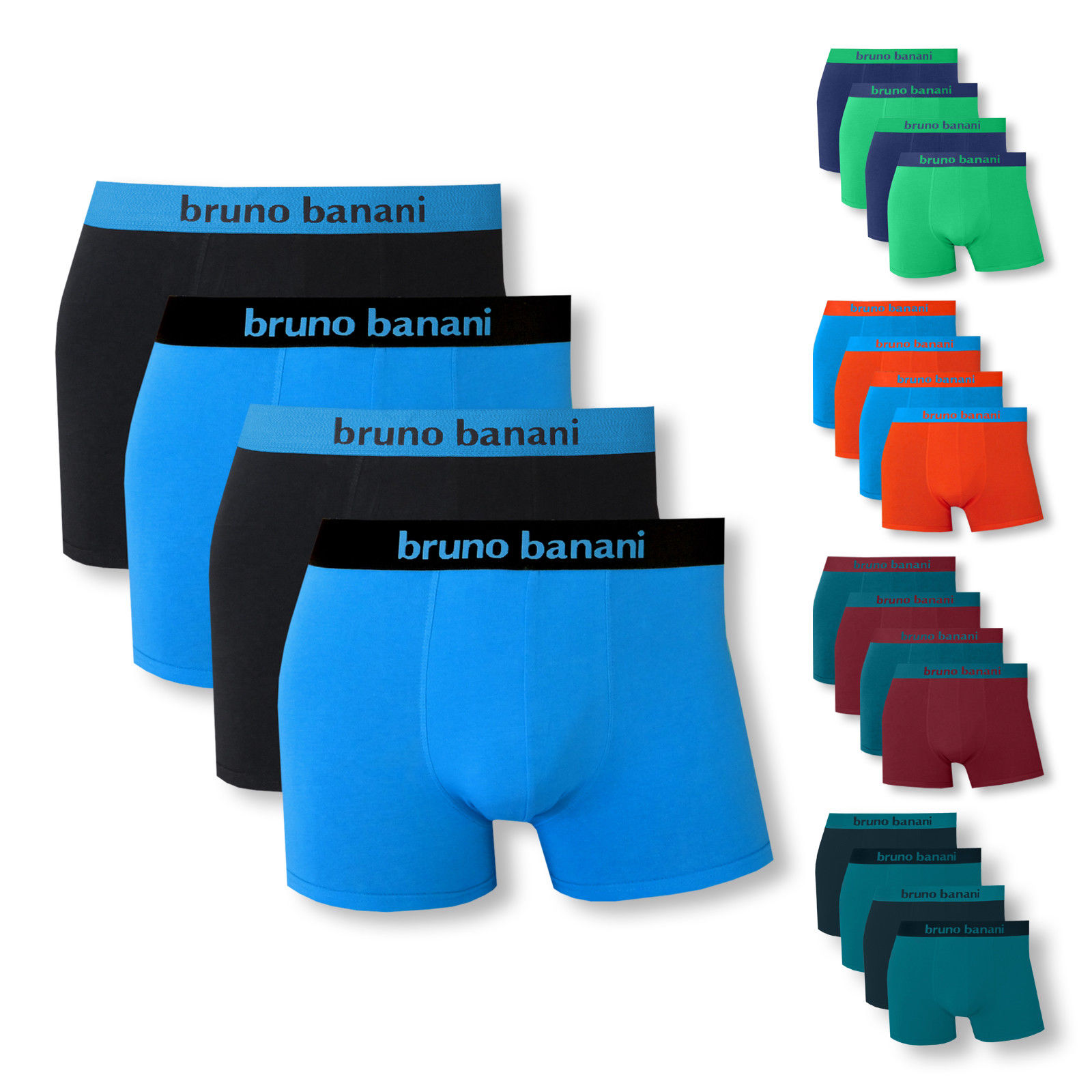 4er Pack bruno banani Boxershorts vers. Farben