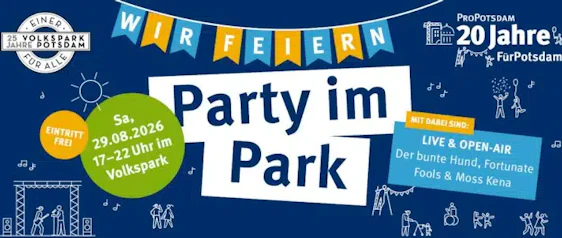 Party im Park { REGIONAL} Potsdam am 29.08.26