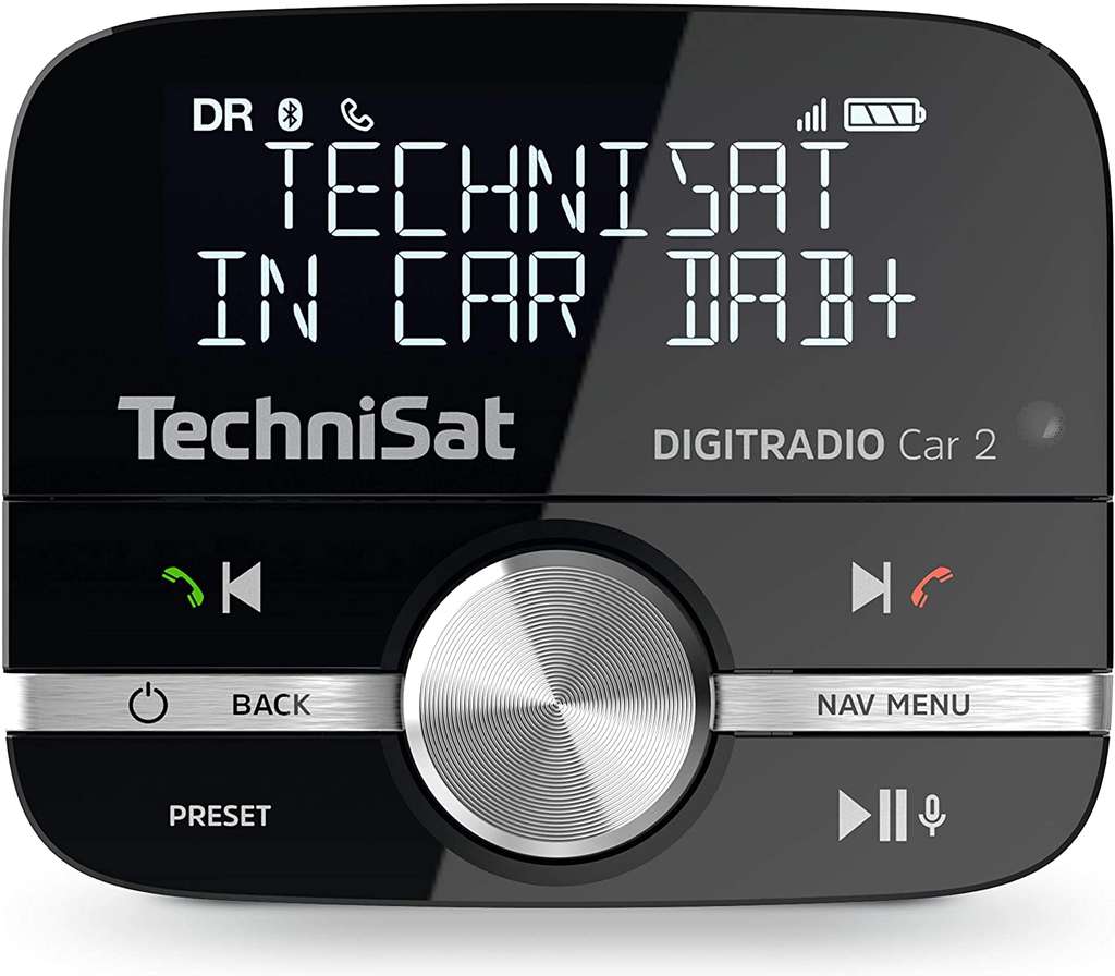 TechniSat Digitradio Car 2 für 49€ - DAB+ Autoradio-Adapter mit Bluetooth