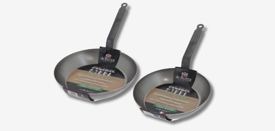 Nur heute 🔥 De Buyer Pfannenset für 46€ - Eisenpfannen, antihaft, ofenfest