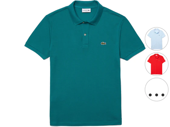 Nur heute! Lacoste Petit Piqué Polohemd für 46€ - Slim Fit, verschiedene Farben, Gr. XS bis XXL