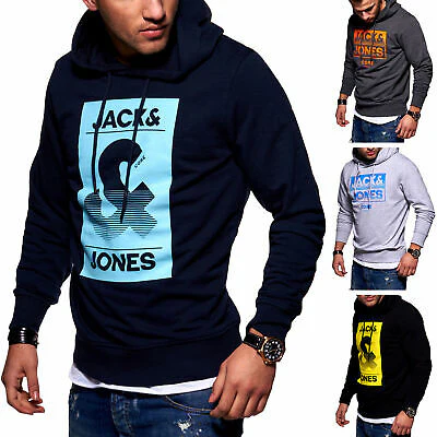 Jack & Jones Herren Hoodie Kapuzenpullover