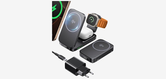 INIU Ladestation für 32€ 🔋 - 3-in-1, Magsafe, Qi-zertifiziert, 15W Leistung