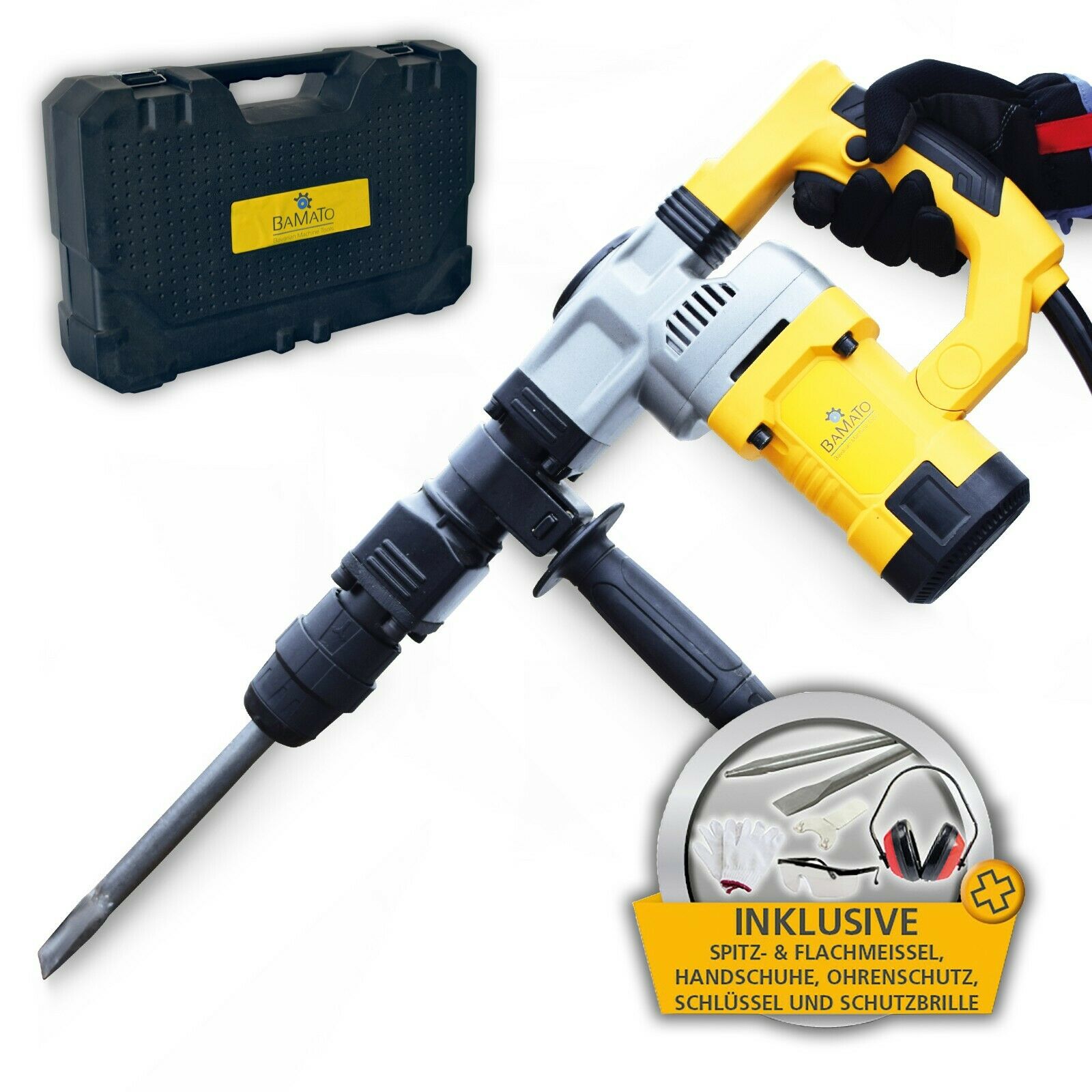 BAMATO Stemmhammer STH-150 mit 7-tlg. Zubehörset